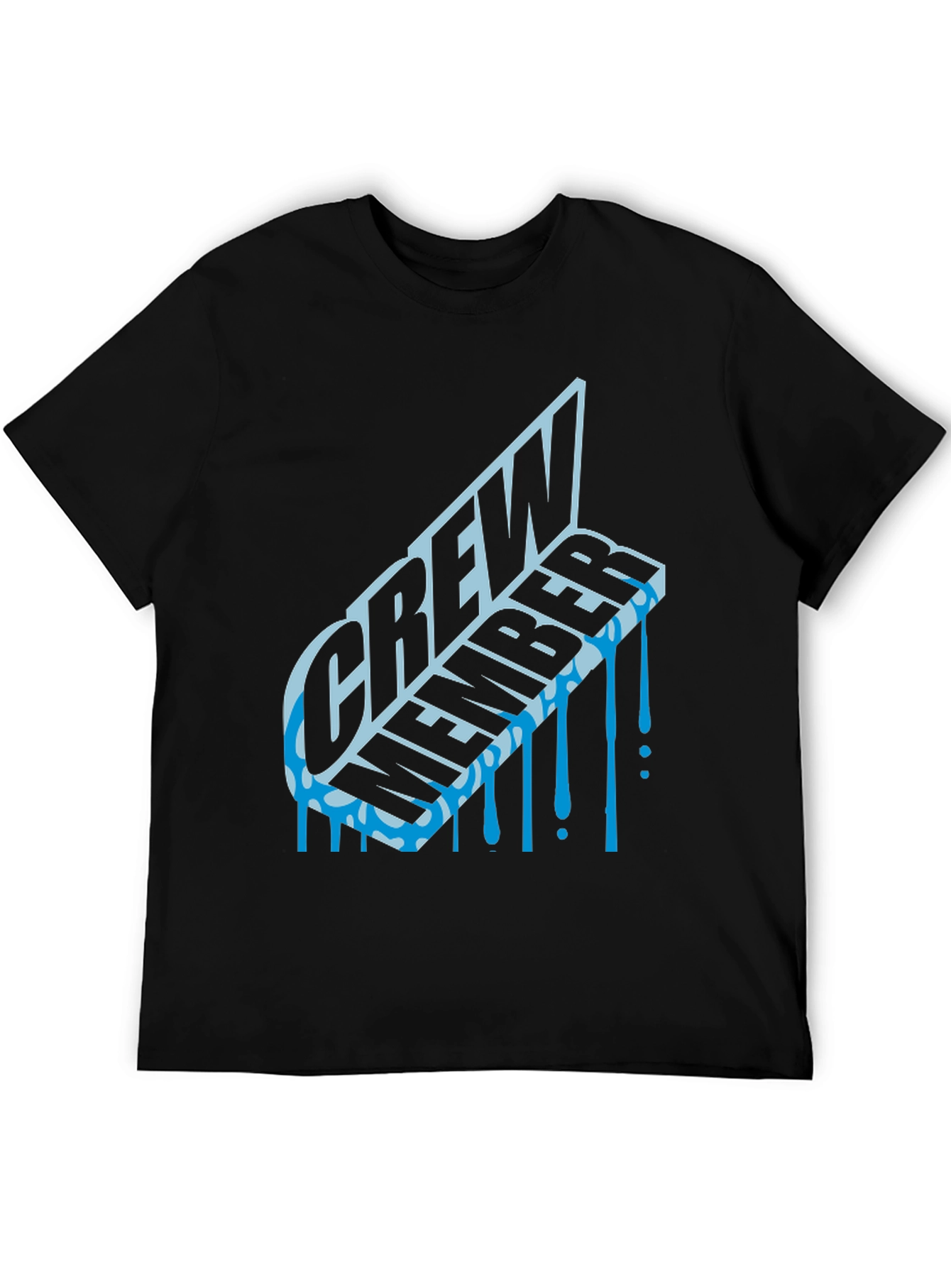 Crew Member Graphic Tee - Black