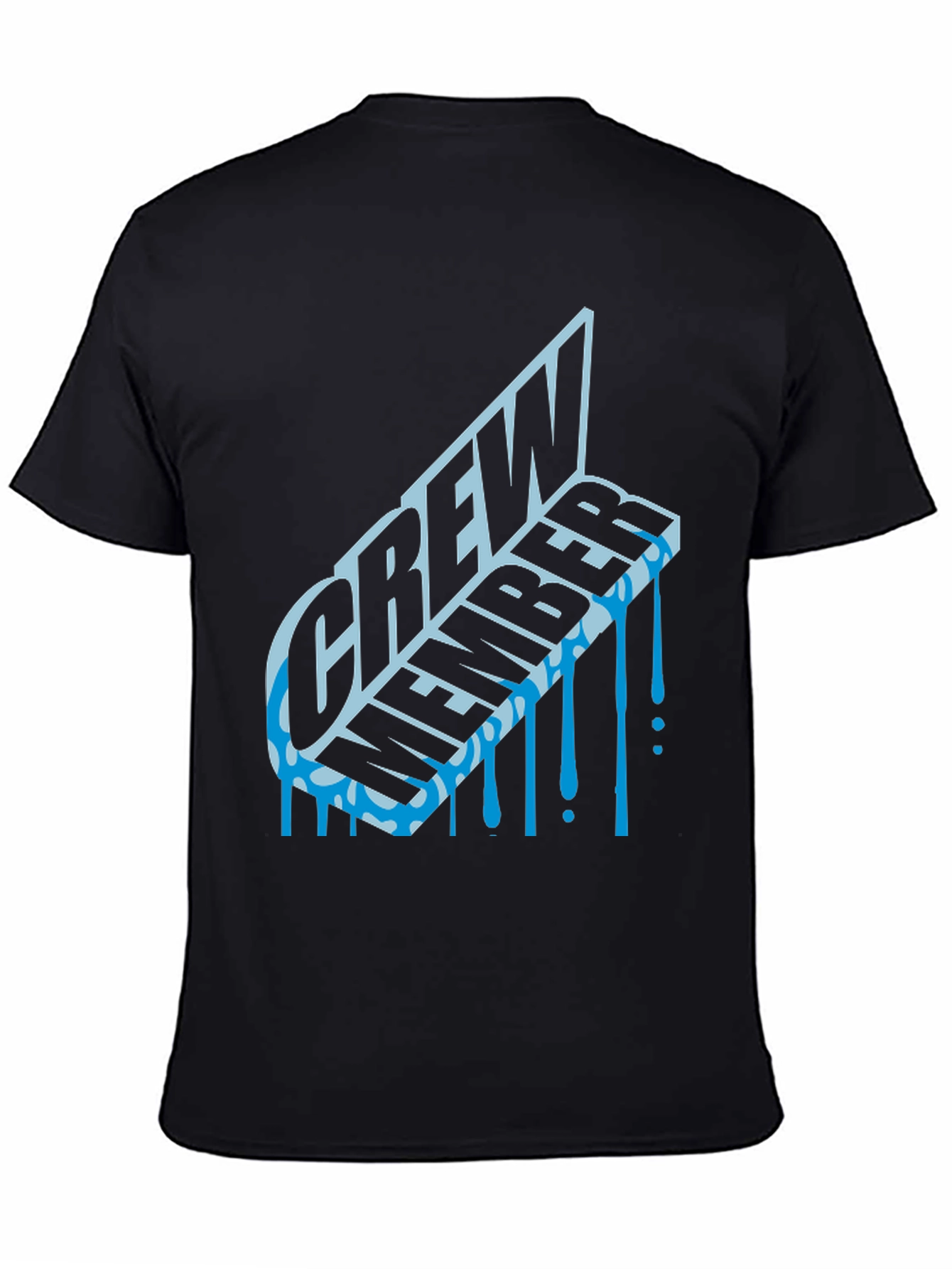 Crew Member Graphic Tee - Black