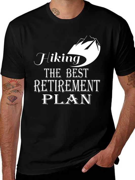 Hiking Retirement Plan Graphic Tee