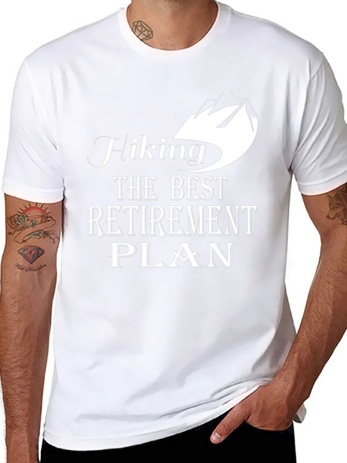 Hiking Retirement Plan Graphic Tee