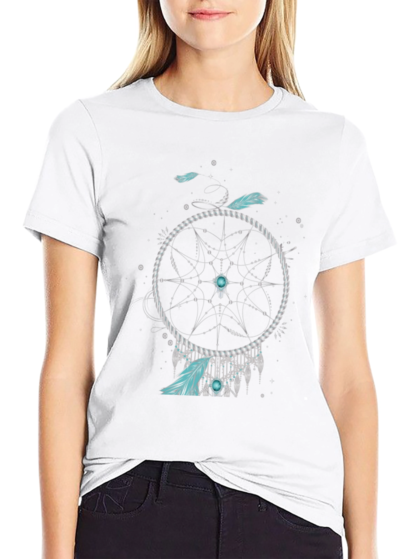 Dreamcatcher Graphic Tee - Black