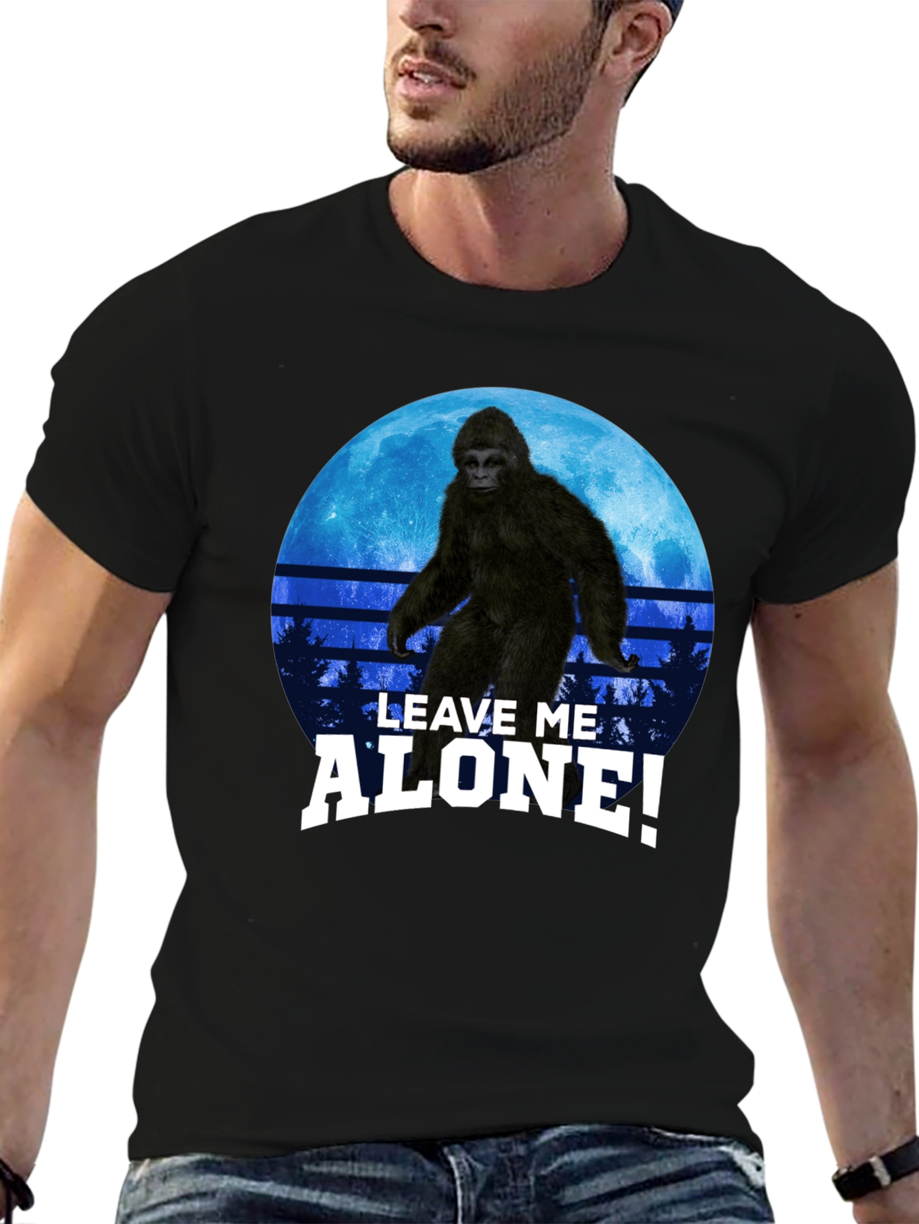 Sasquatch Leave Me Alone! Graphic T-Shirt