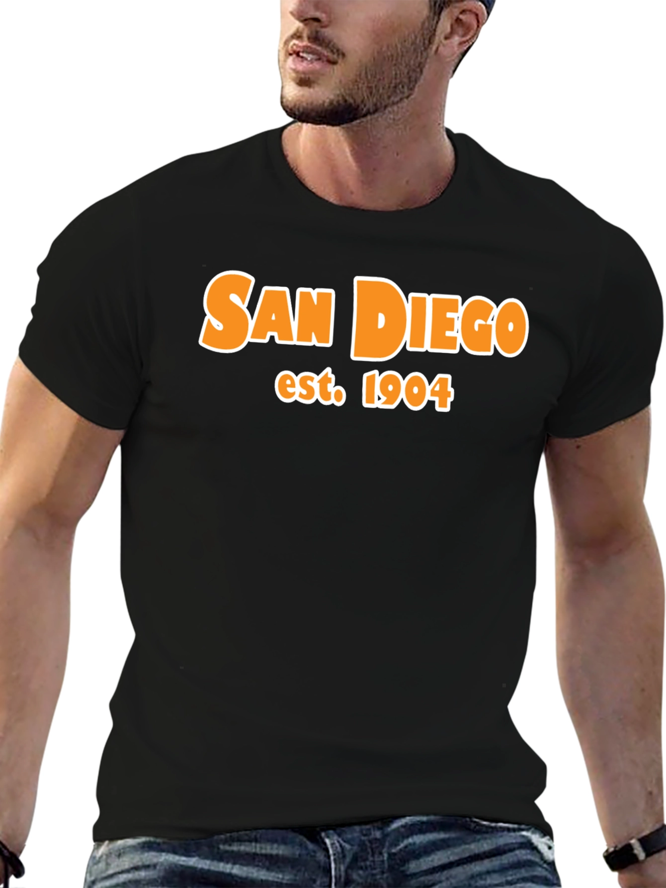 San Diego Est. 1904 Black Graphic Tee
