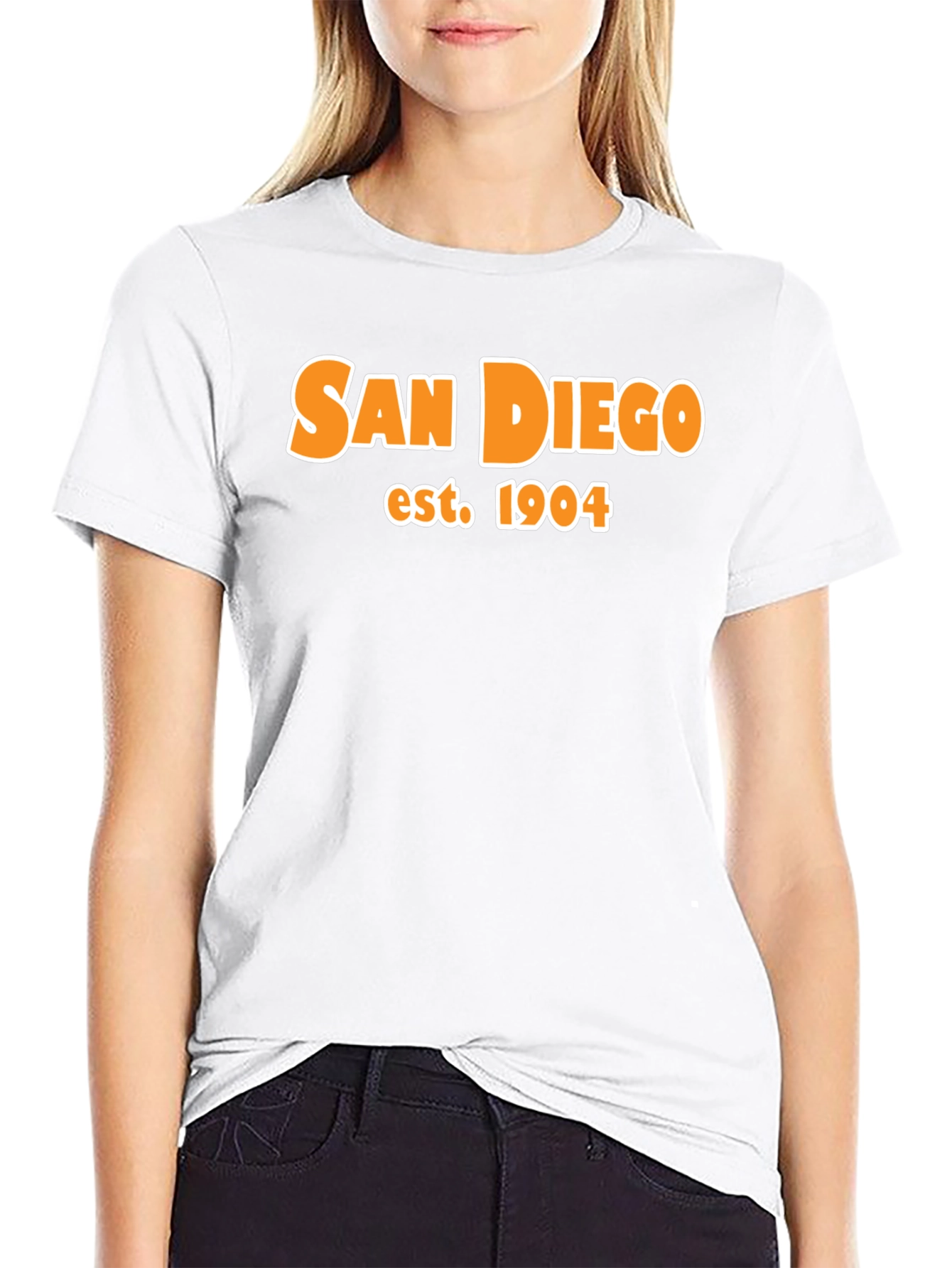 San Diego Est. 1904 Black Graphic Tee