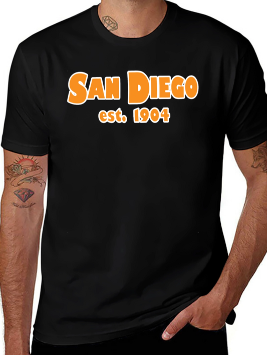 San Diego Est. 1904 Black Graphic Tee