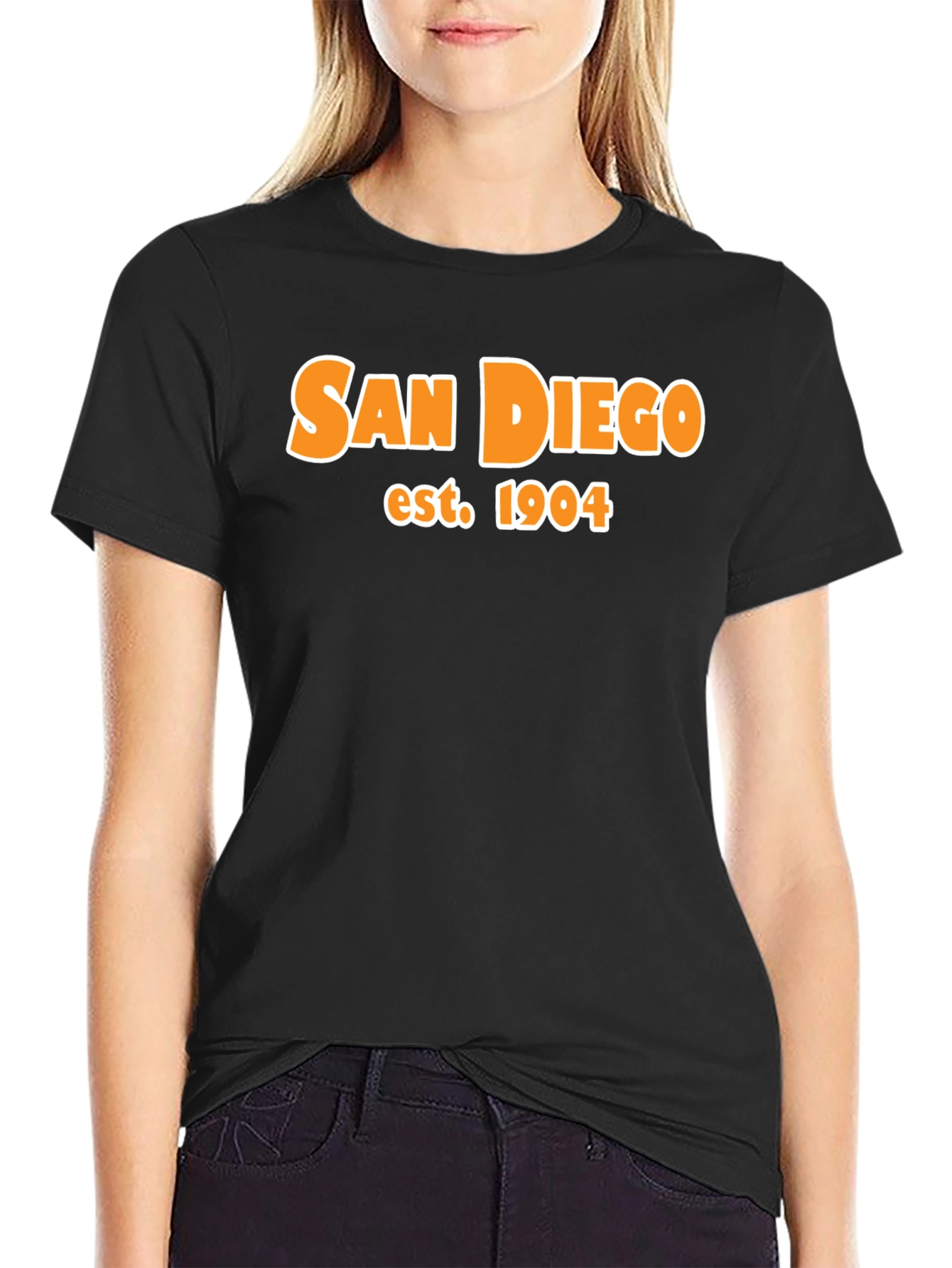 San Diego Est. 1904 Black Graphic Tee