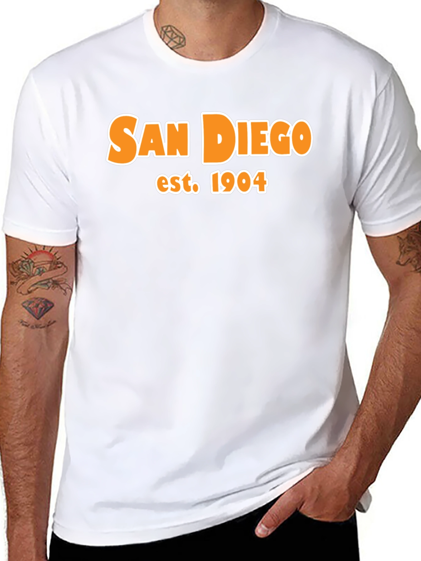 San Diego Est. 1904 Black Graphic Tee