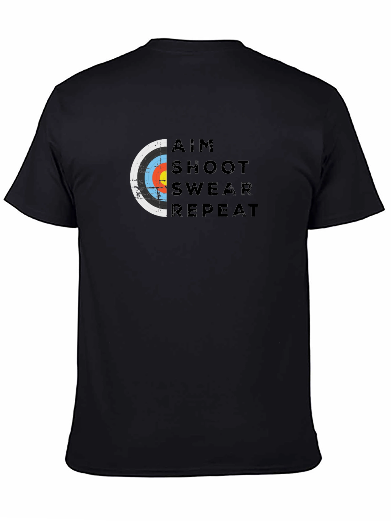 Aim Shoot Swear Repeat Archery T-Shirt