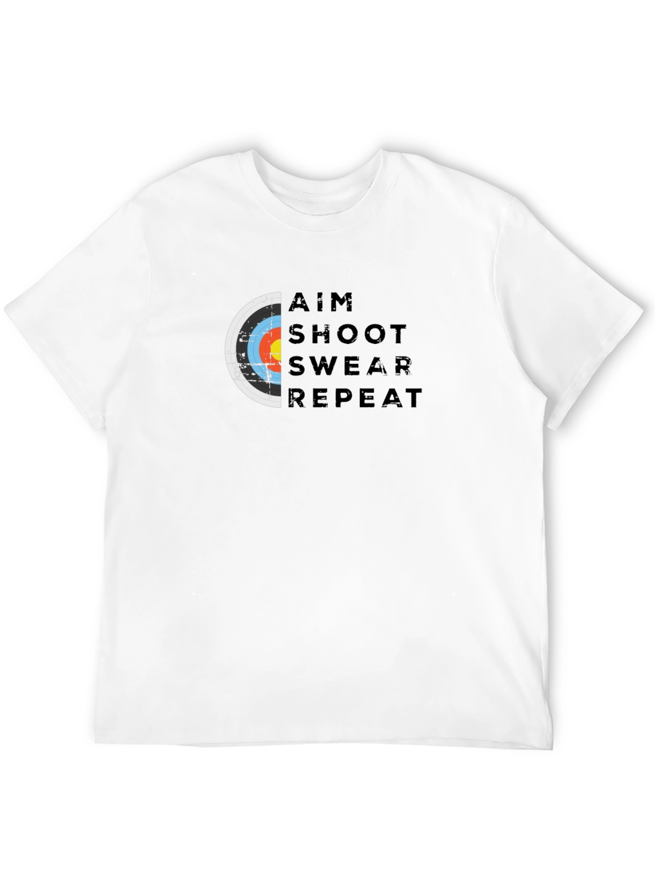 Aim Shoot Swear Repeat Archery T-Shirt