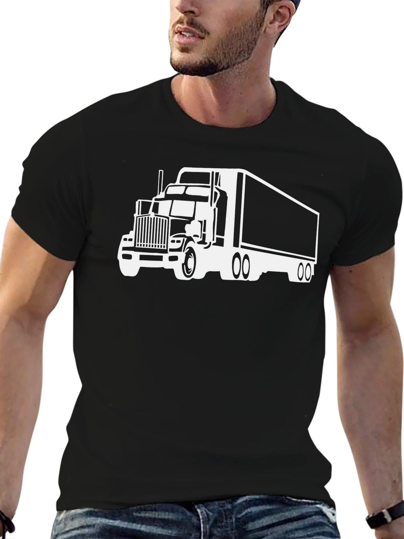 Truck Graphic T-Shirt - Classic Black Tee