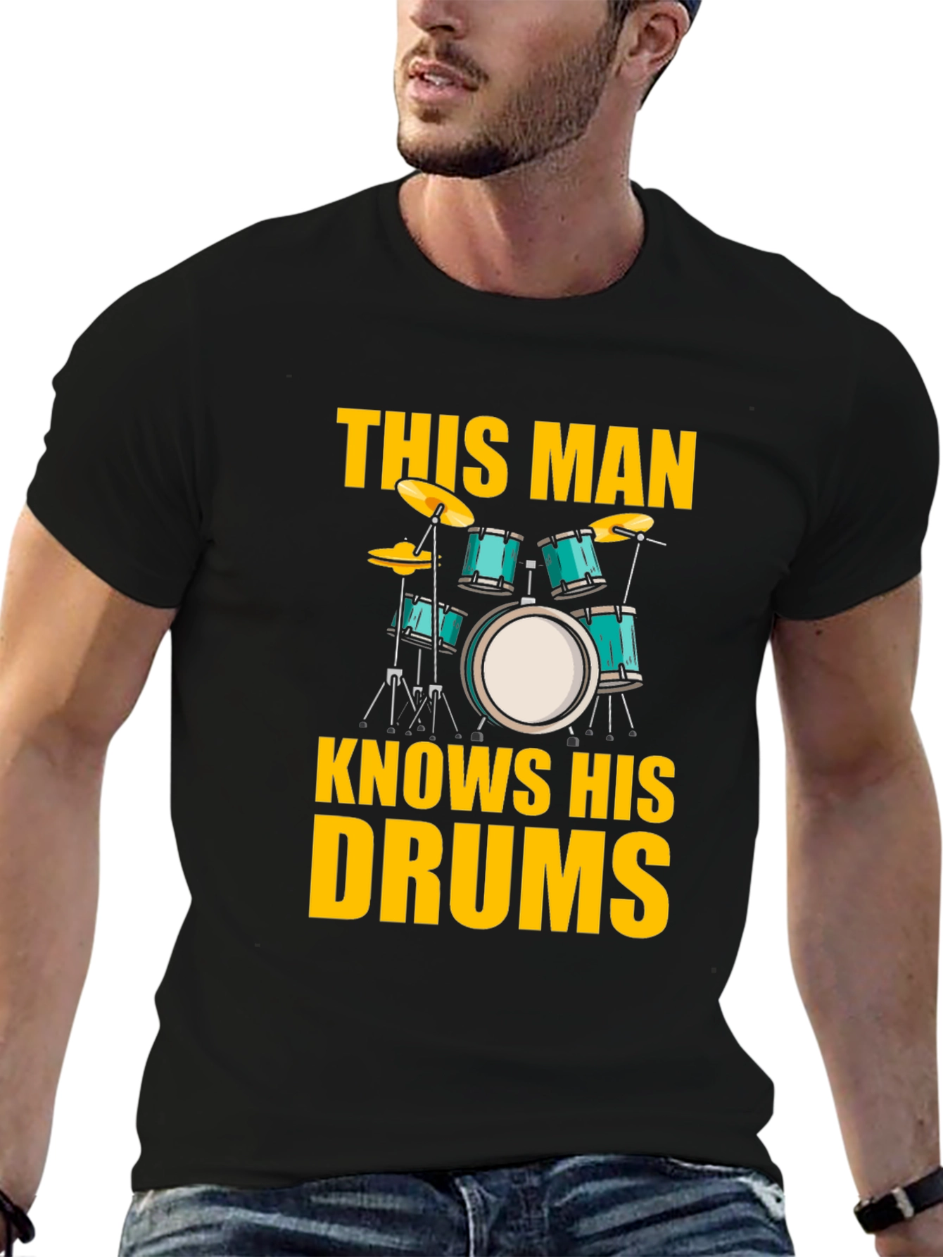 This Man Knows His Drums T-Shirt