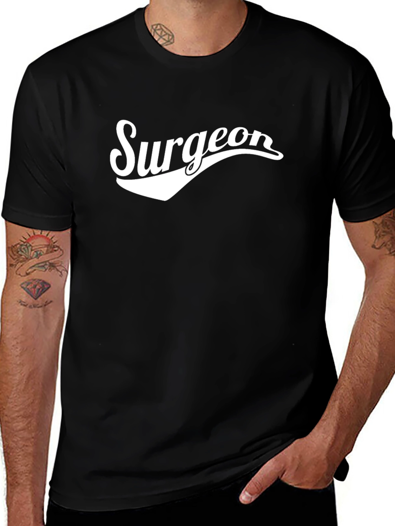 Surgeon Graphic T-Shirt | Classic Black Tee