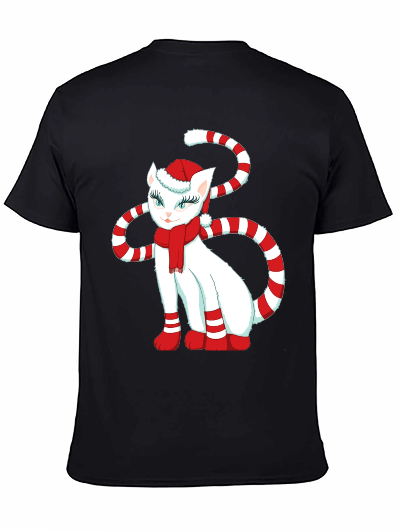 Festive Cat Christmas T-Shirt