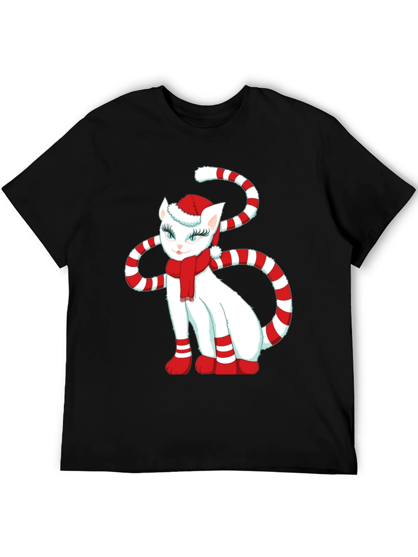 Festive Cat Christmas T-Shirt