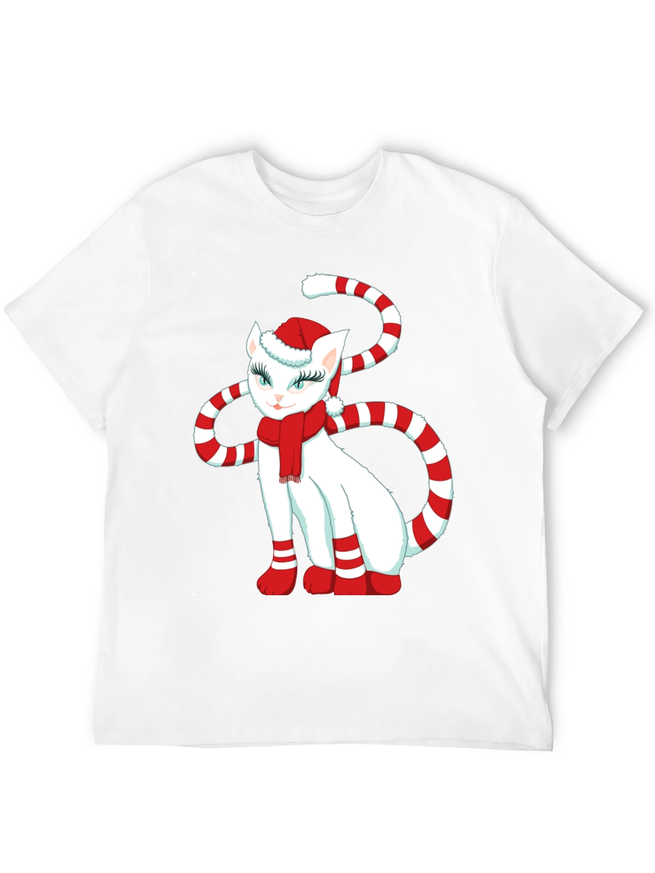Festive Cat Christmas T-Shirt