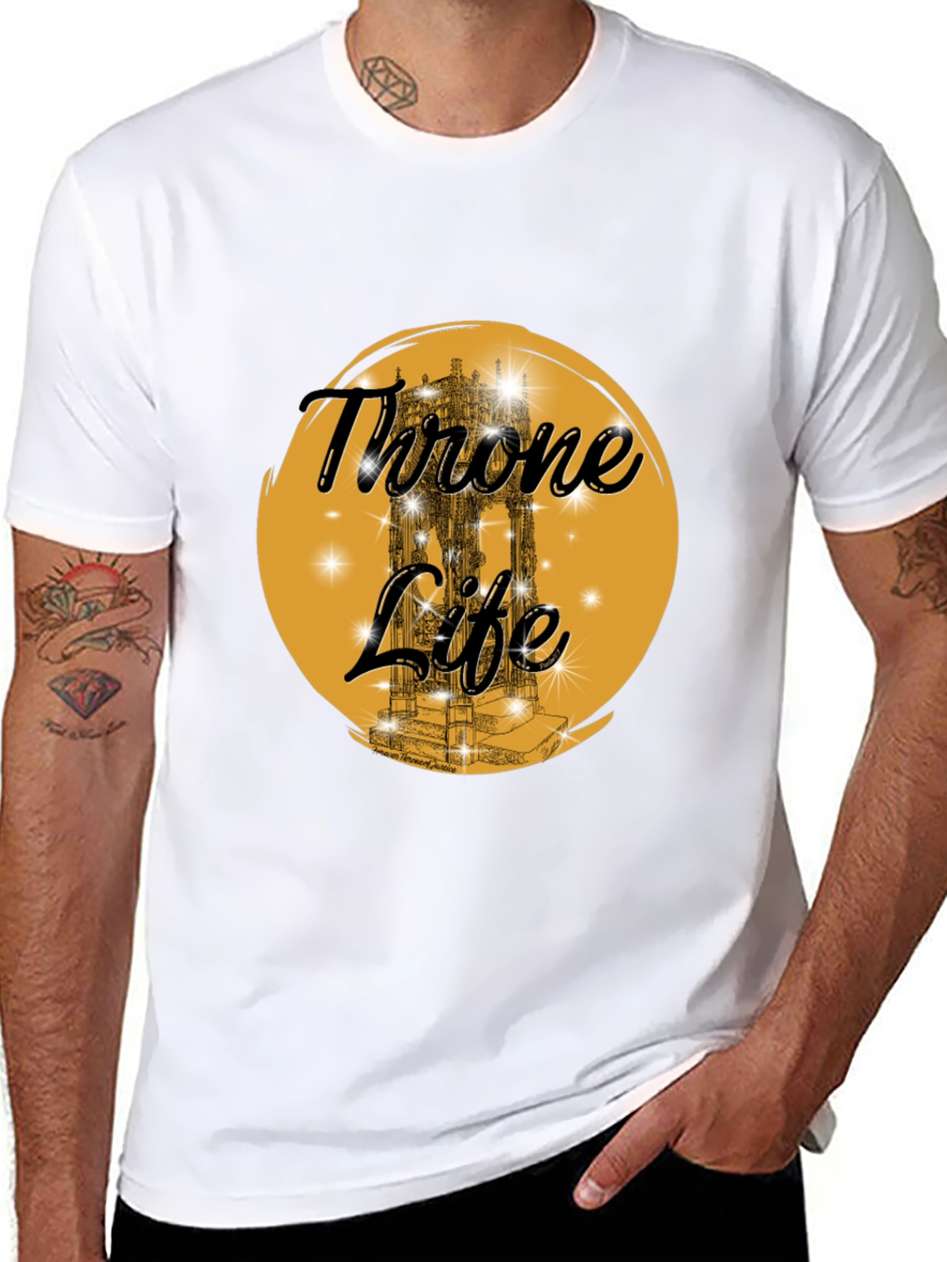 Throne Life Graphic Tee - Black