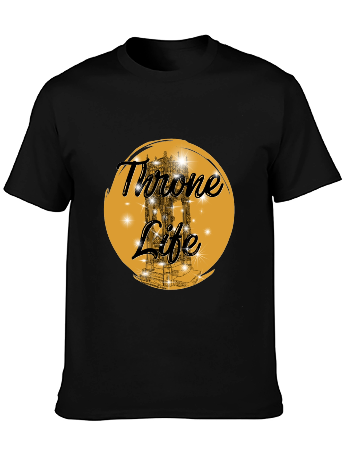 Throne Life Graphic Tee - Black