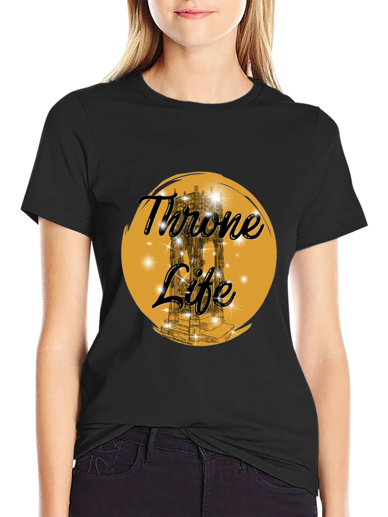 Throne Life Graphic Tee - Black