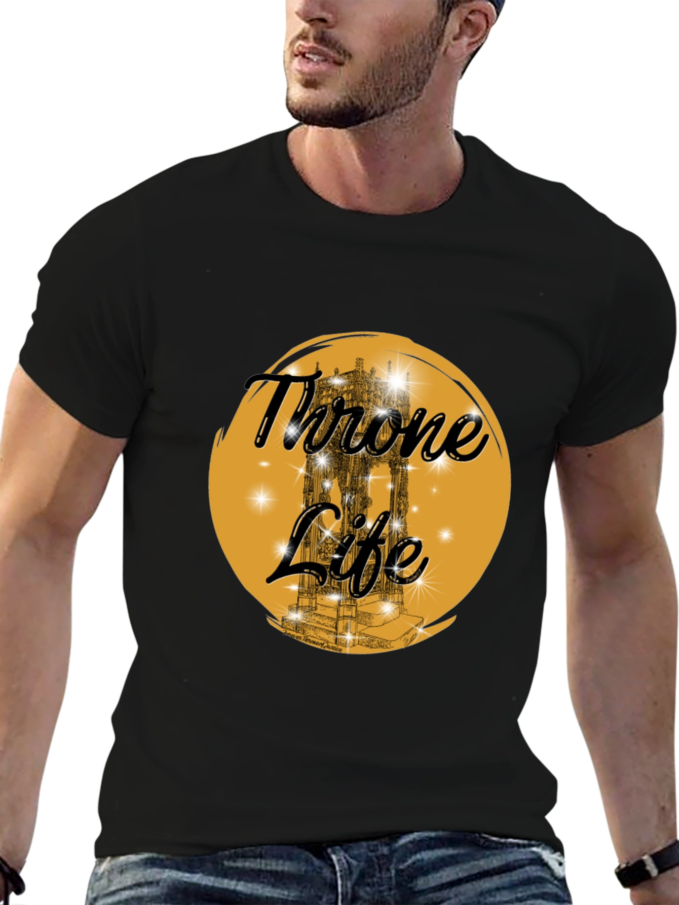 Throne Life Graphic Tee - Black