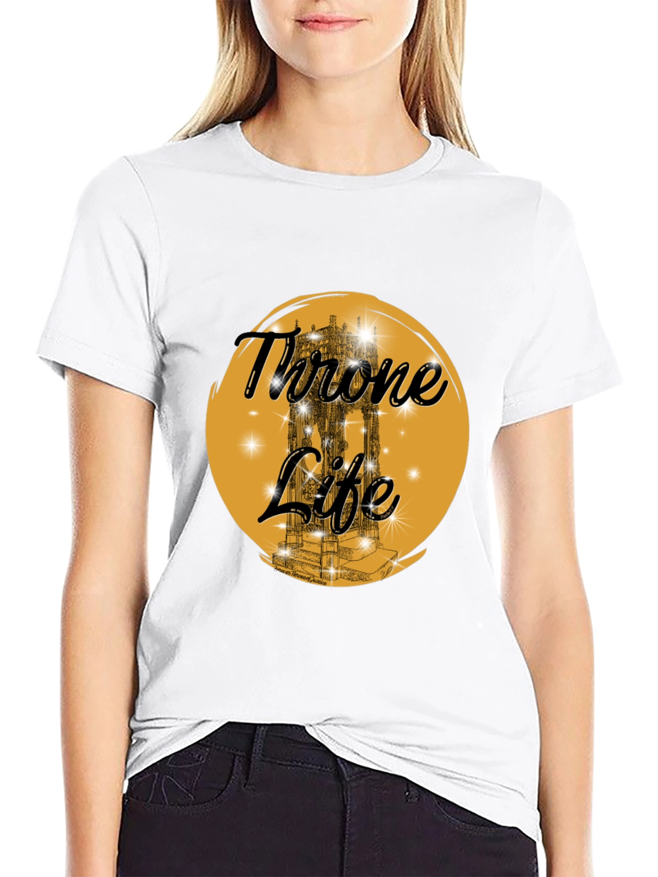 Throne Life Graphic Tee - Black