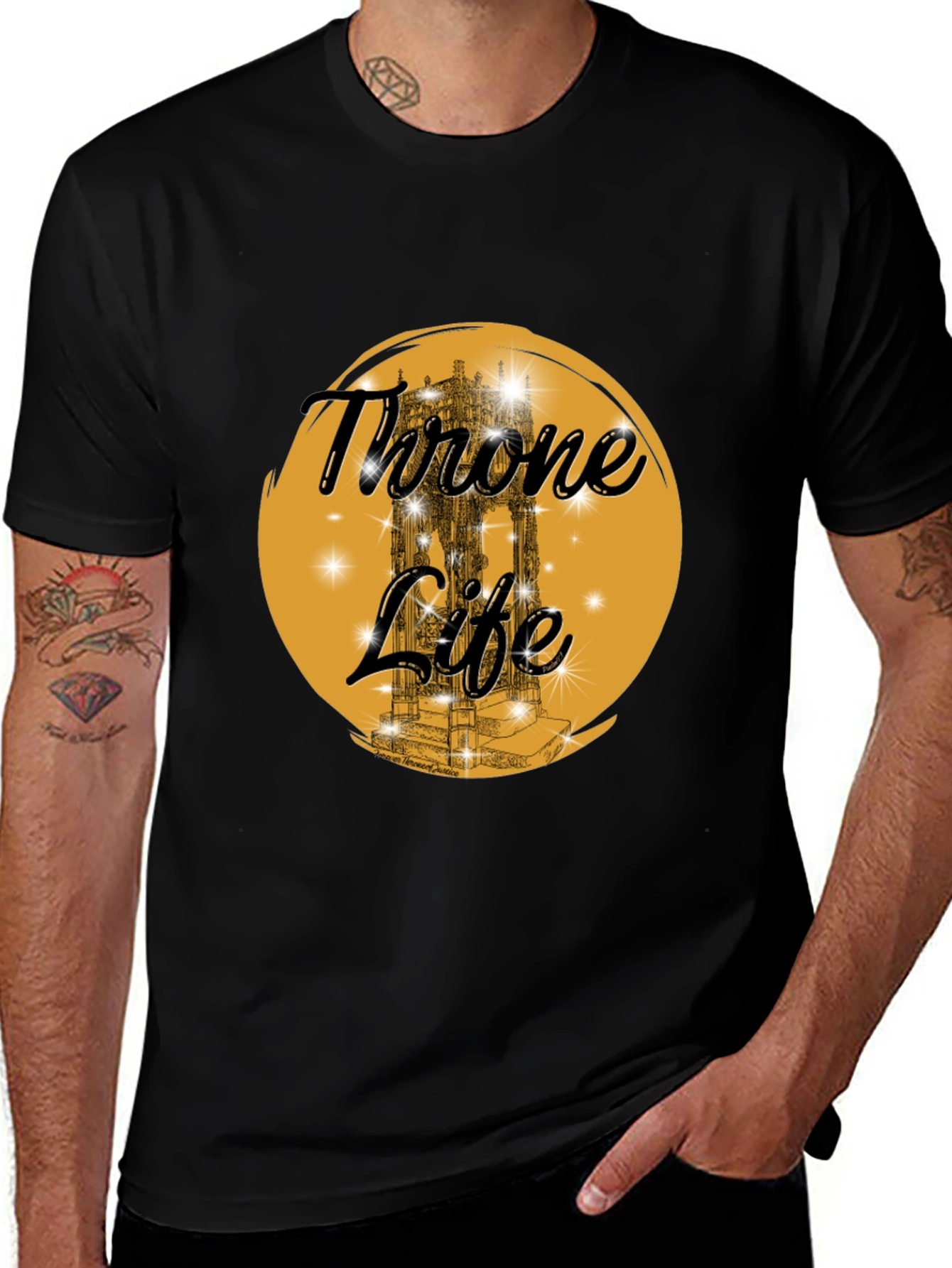 Throne Life Graphic Tee - Black