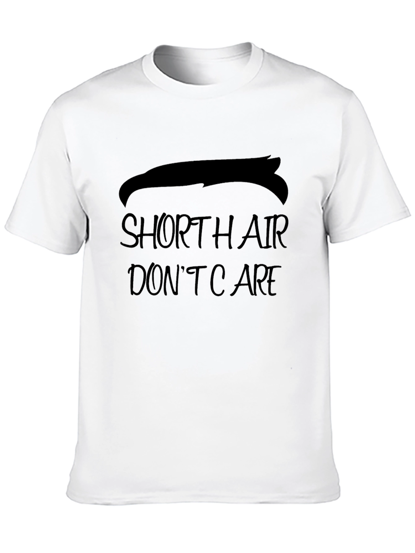 Short Hair Dont Care Mens T-Shirt