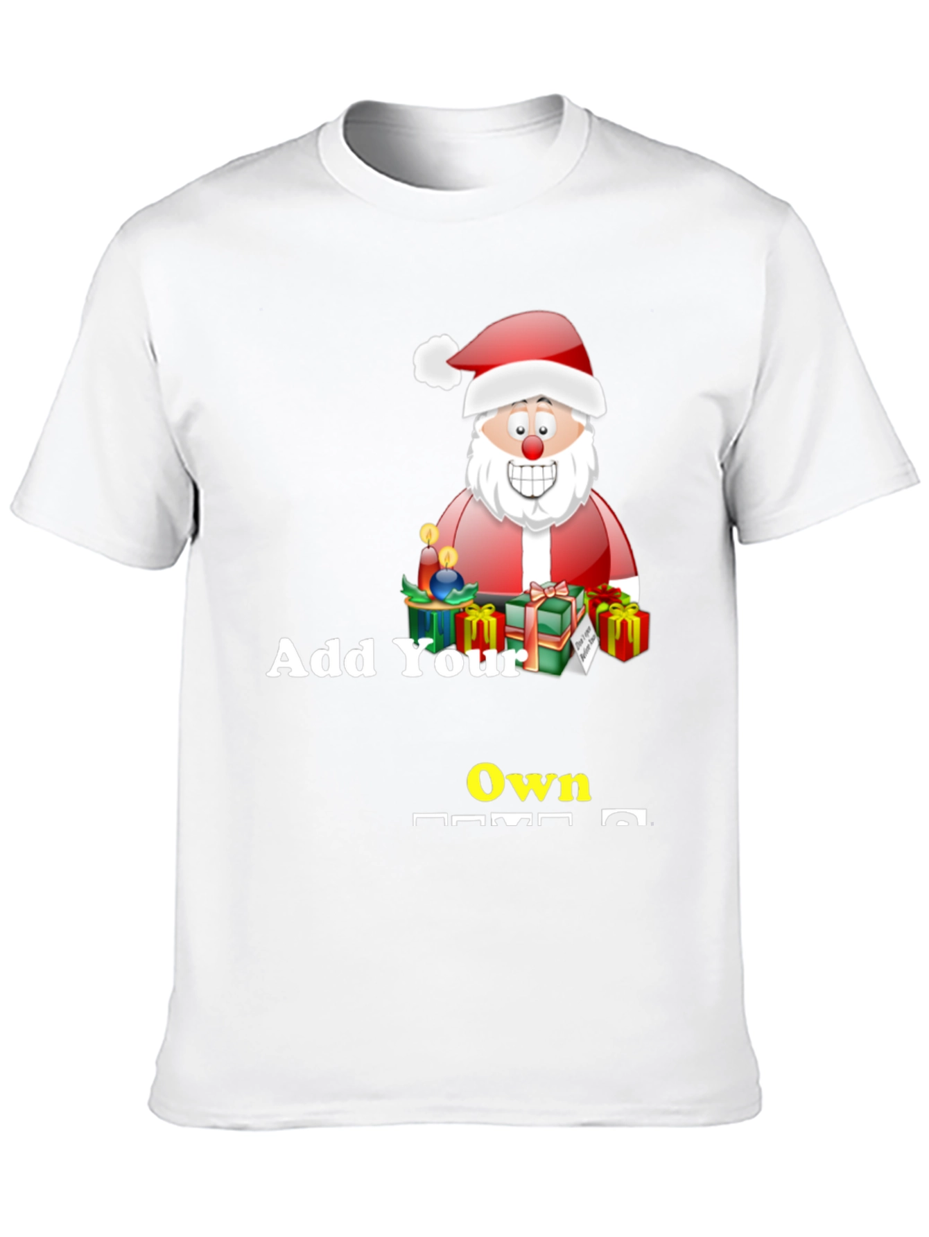 Personalized Santa T-Shirt - Custom Holiday Gift