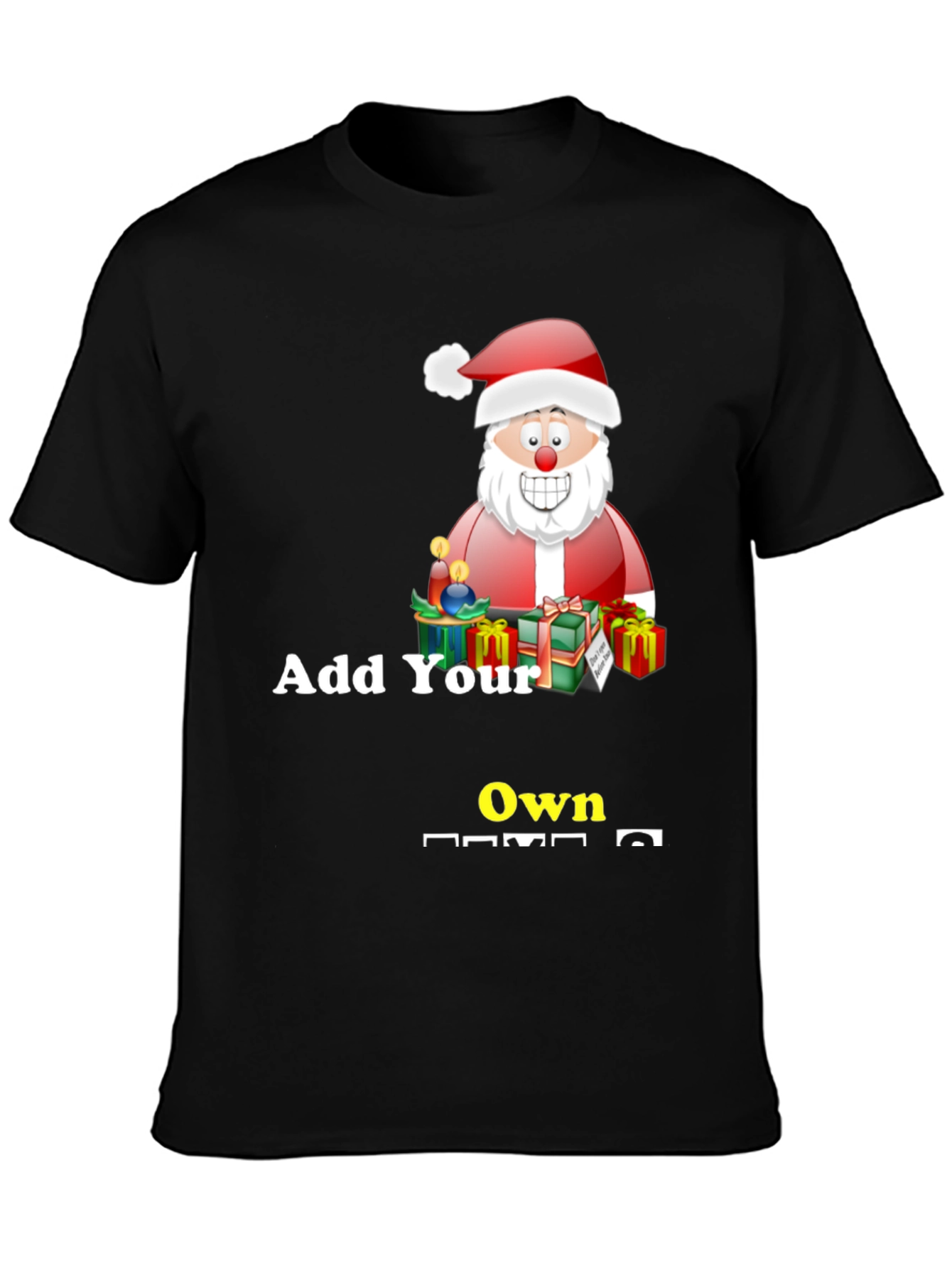 Personalized Santa T-Shirt - Custom Holiday Gift
