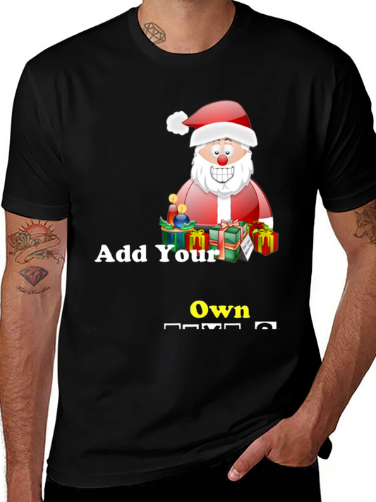 Personalized Santa T-Shirt - Custom Holiday Gift