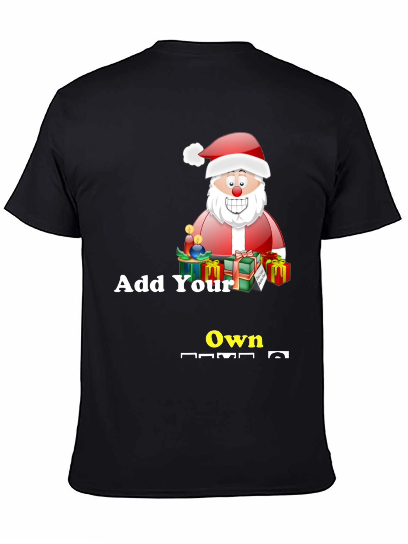 Personalized Santa T-Shirt - Custom Holiday Gift