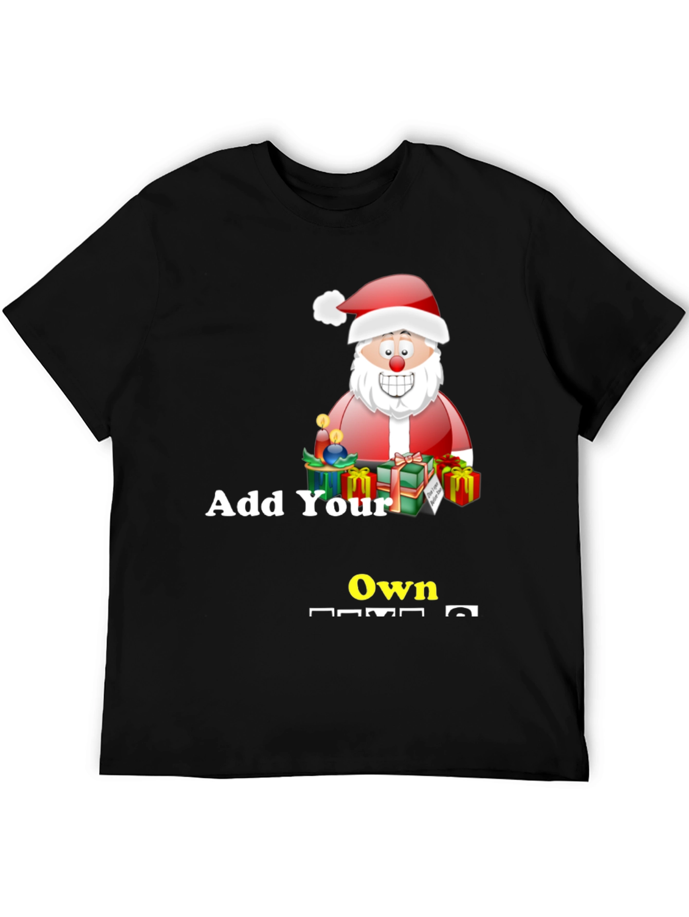 Personalized Santa T-Shirt - Custom Holiday Gift