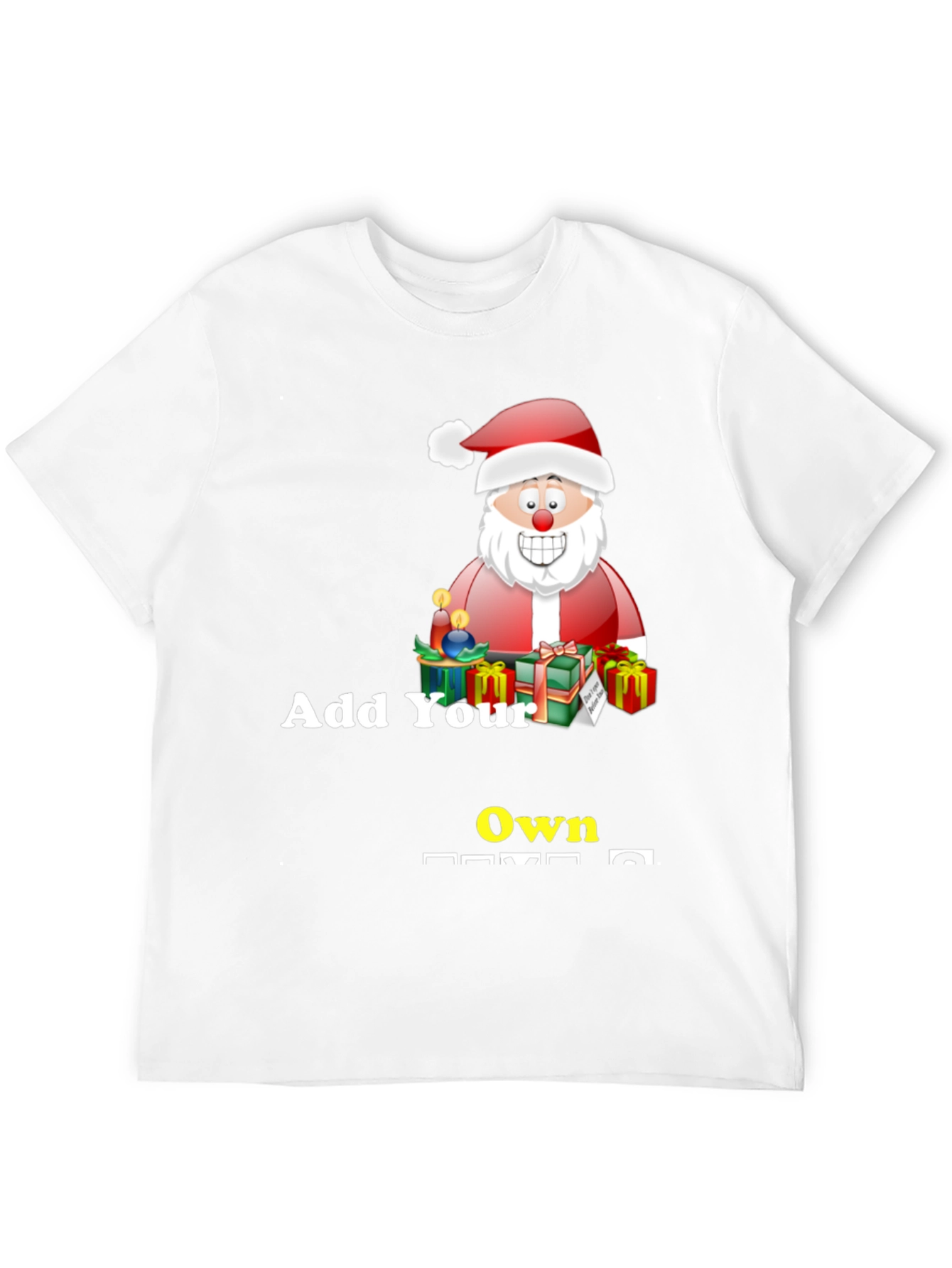 Personalized Santa T-Shirt - Custom Holiday Gift