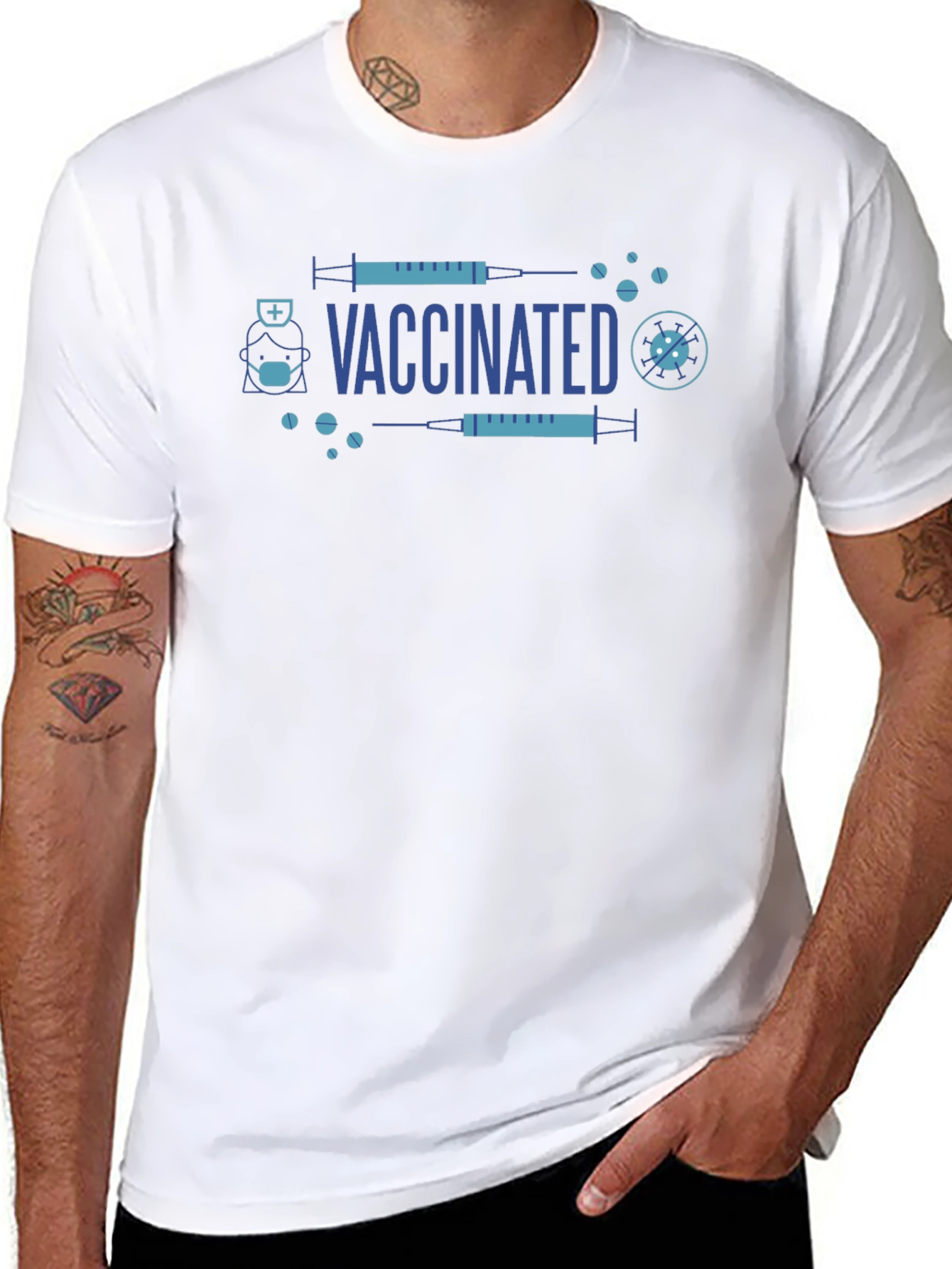 Vaccinated Graphic T-Shirt