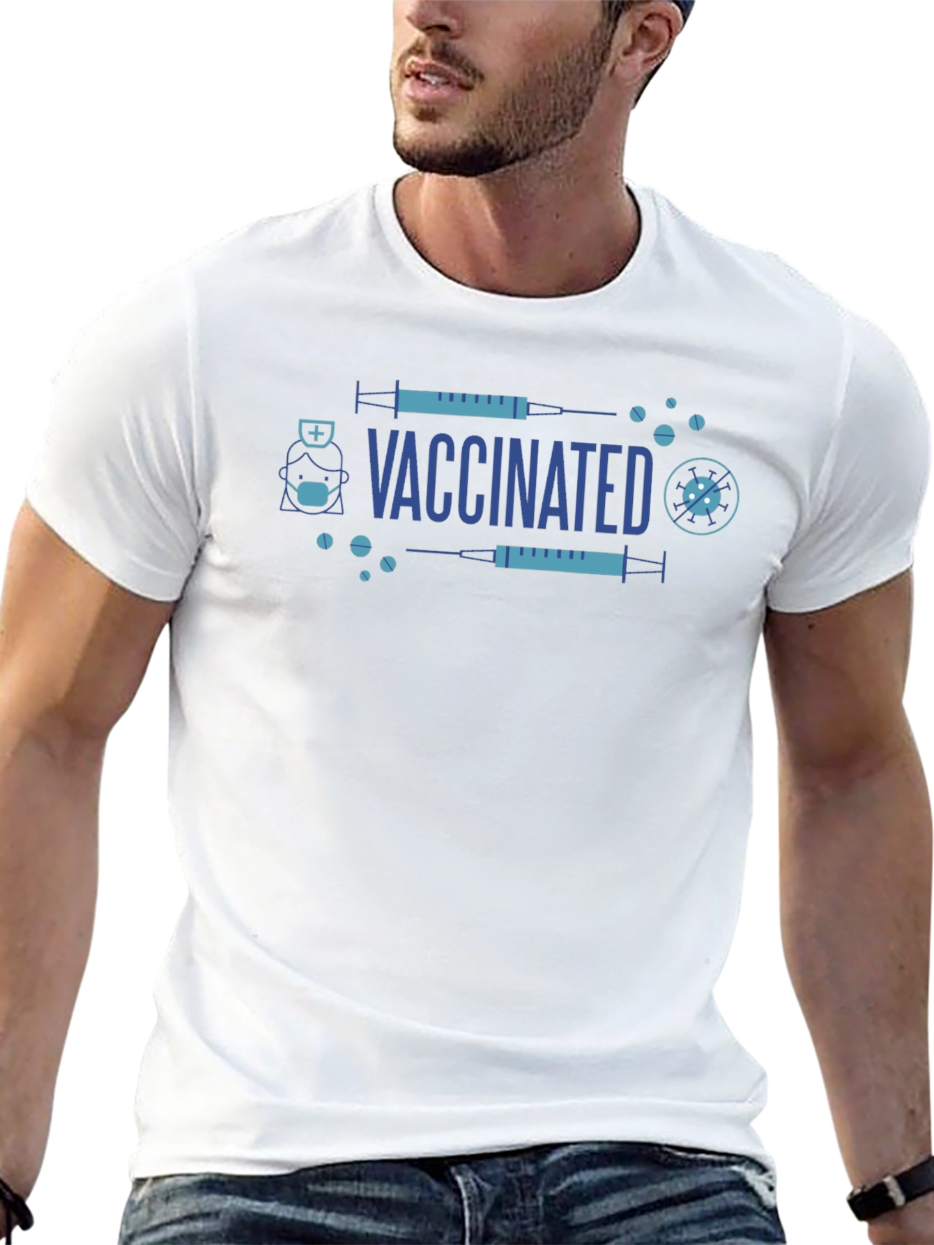 Vaccinated Graphic T-Shirt