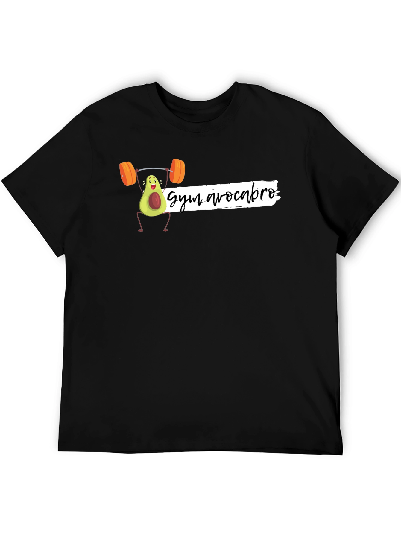 Gym Avocabro Black Graphic T-Shirt