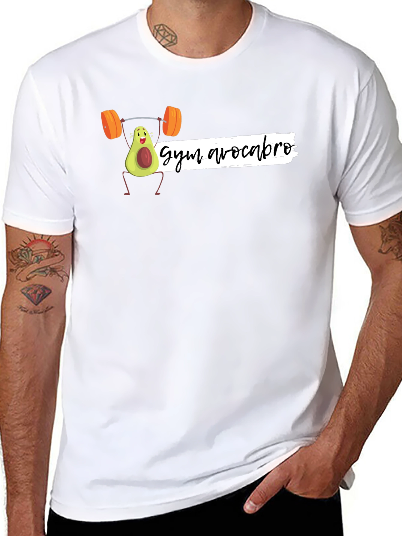Gym Avocabro Black Graphic T-Shirt