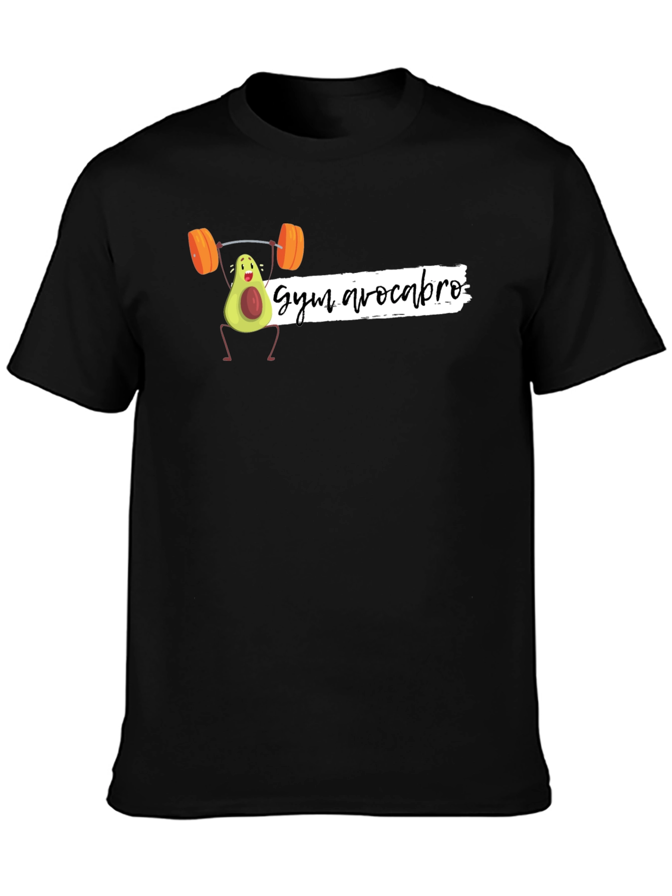 Gym Avocabro Black Graphic T-Shirt