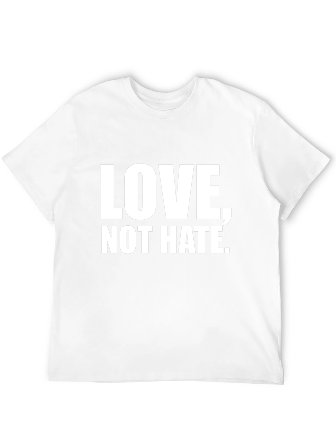 Love Not Hate Graphic Tee - Black T-Shirt