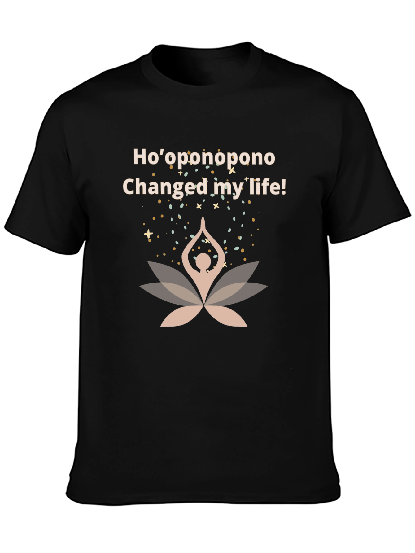 Hooponopono Changed My Life Black T-Shirt
