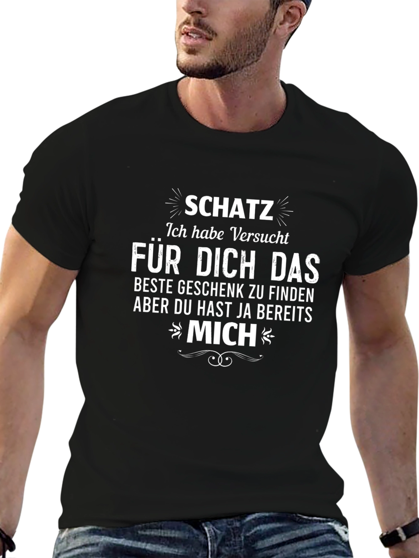 Humorous Schatzi Gift T-Shirt for Him