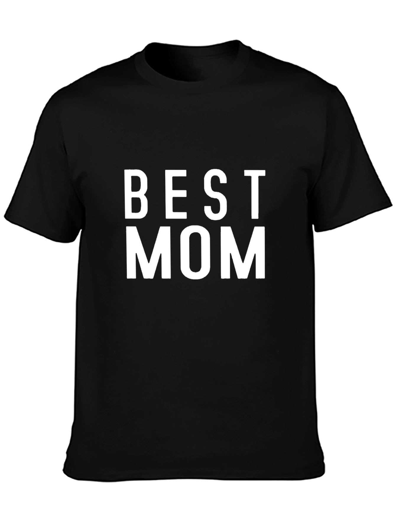 Best Mom T-Shirt - Black Cotton Tee