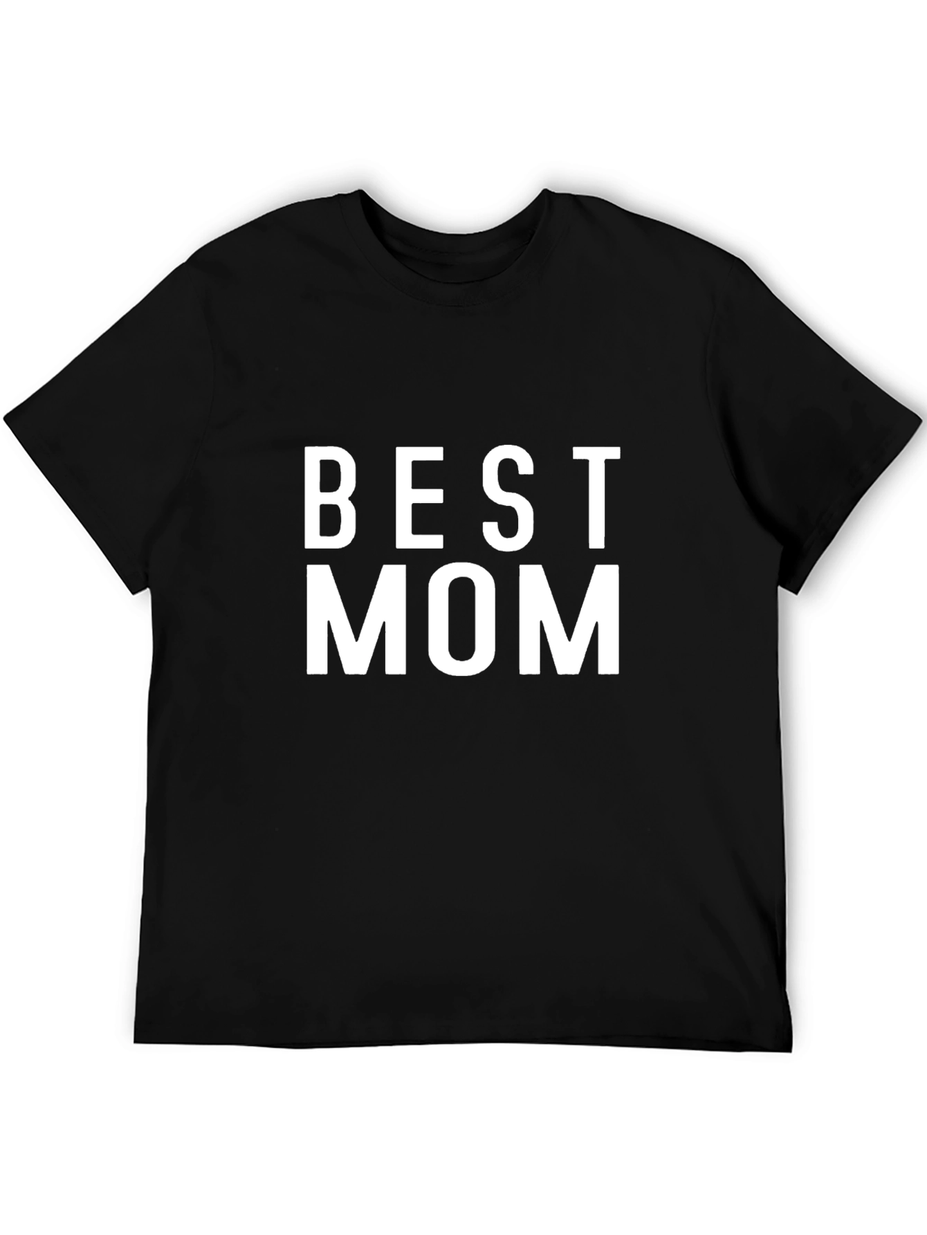 Best Mom T-Shirt - Black Cotton Tee