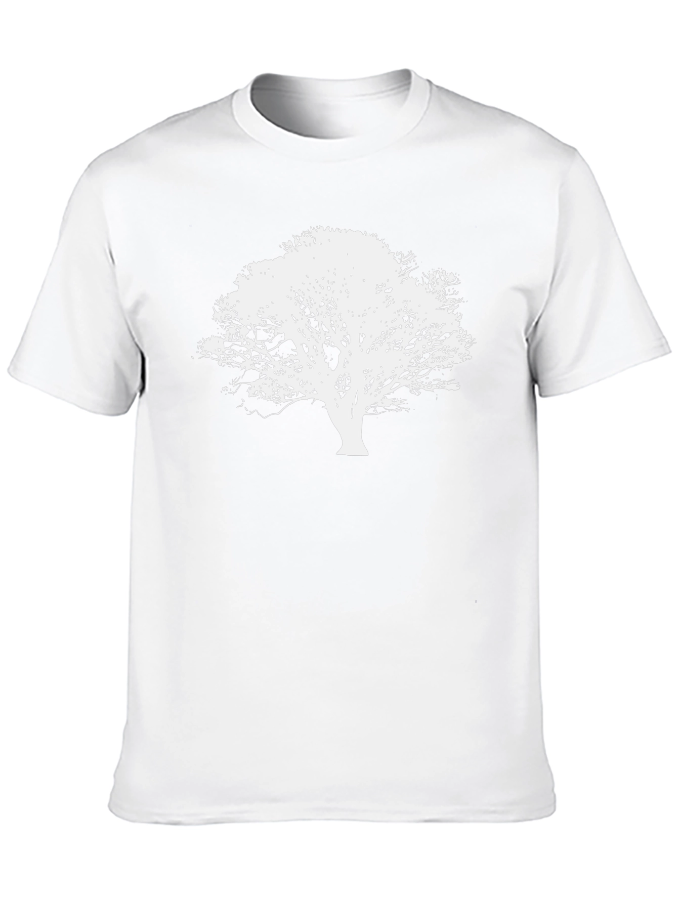 Nature Tree Silhouette Black T-Shirt
