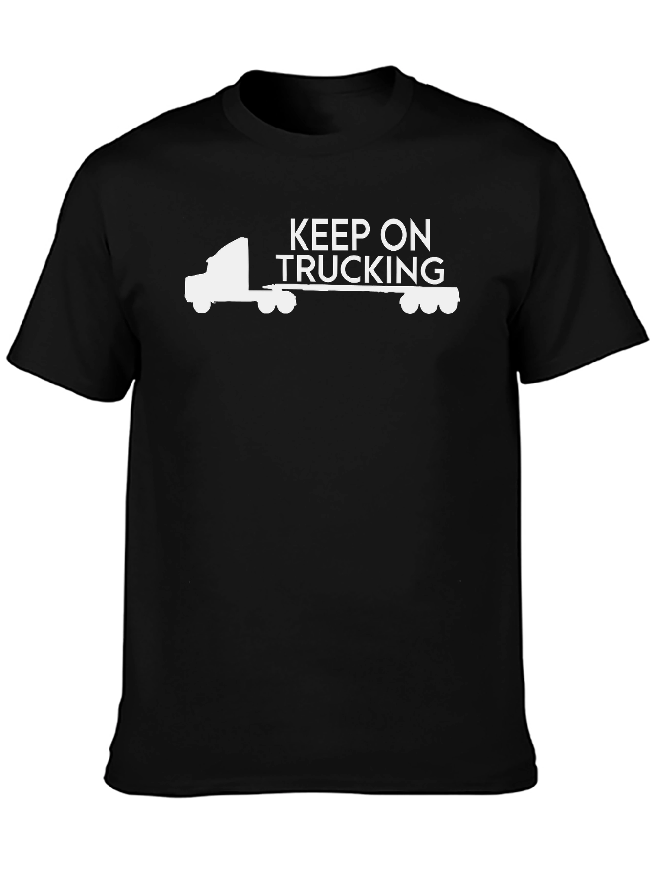 Keep On Trucking Graphic Tee - Black
