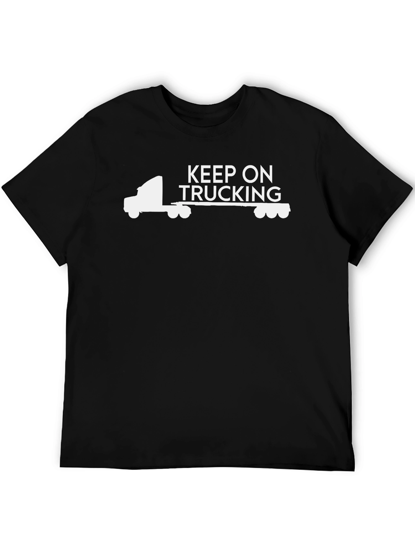 Keep On Trucking Graphic Tee - Black
