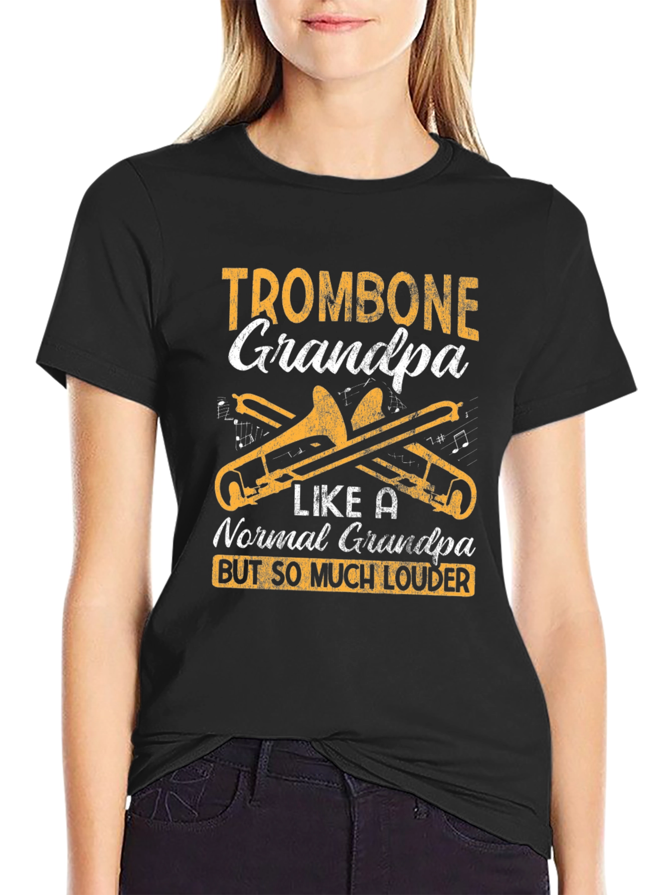 Trombone Grandpa T-Shirt - Musician Grandpa Tee