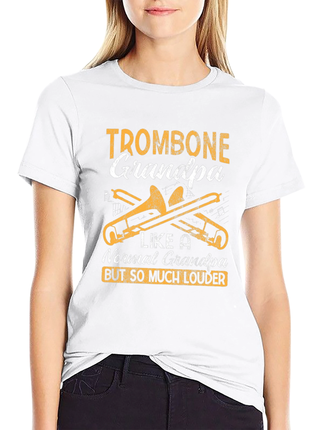 Trombone Grandpa T-Shirt - Musician Grandpa Tee
