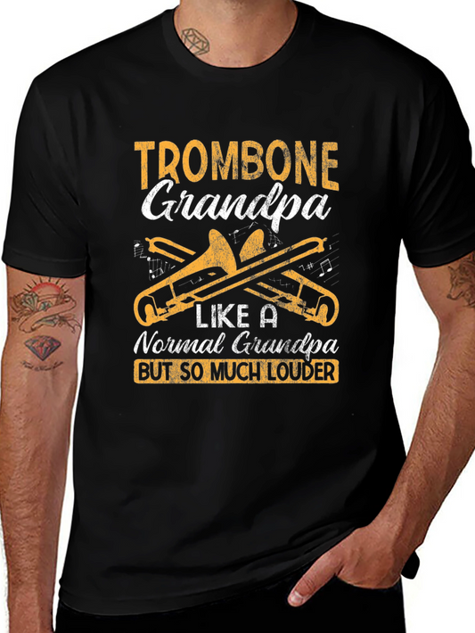 Trombone Grandpa T-Shirt - Musician Grandpa Tee