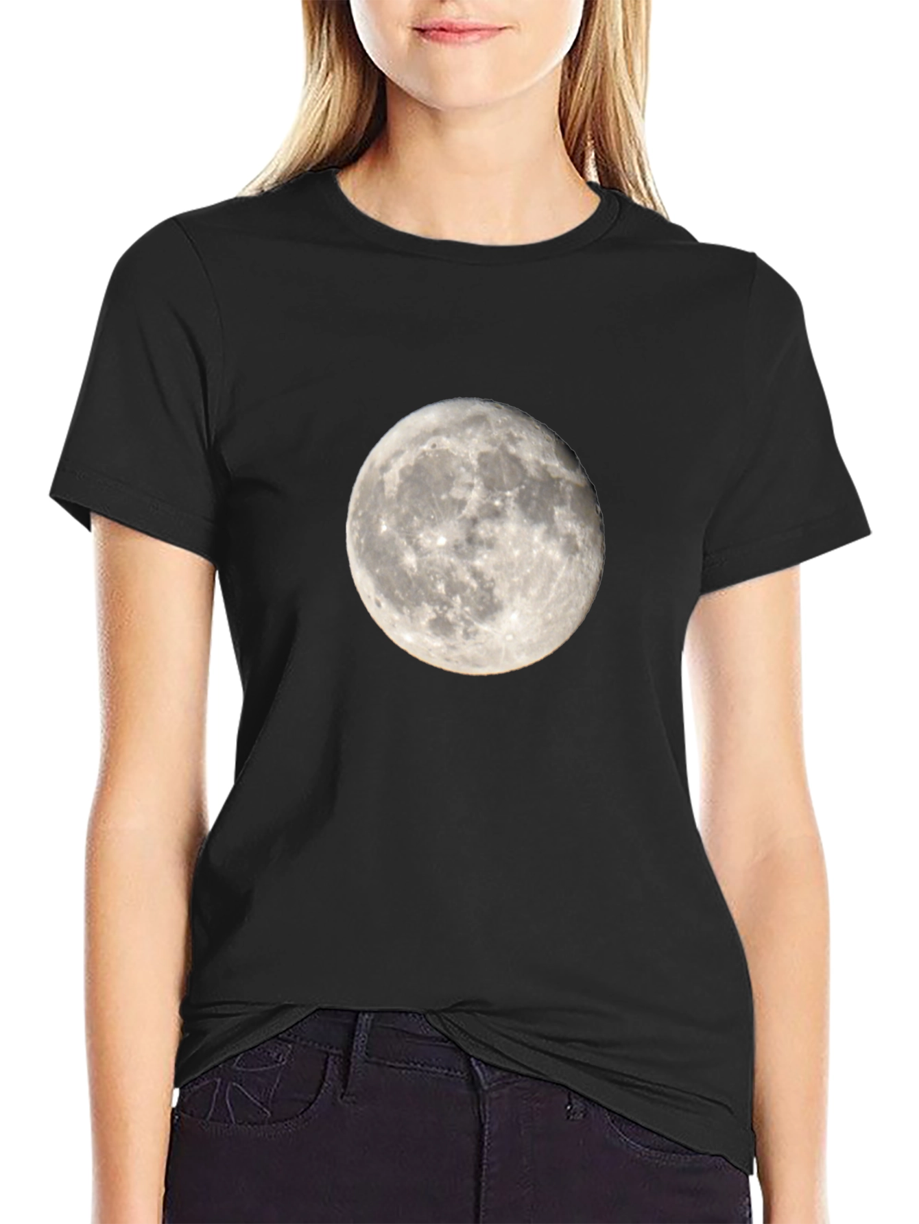 Lunar Phase T-Shirt - Full Moon Design