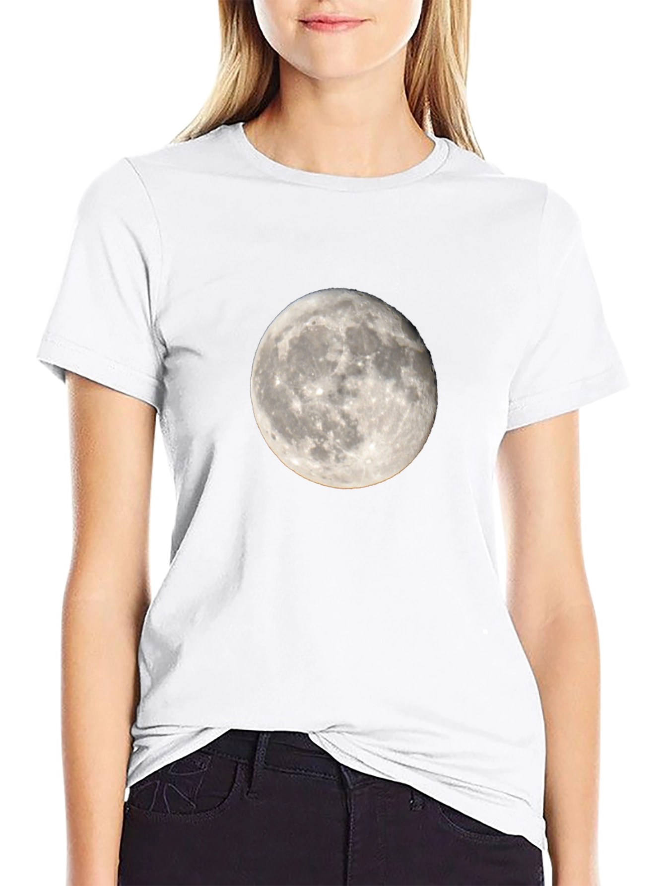 Lunar Phase T-Shirt - Full Moon Design